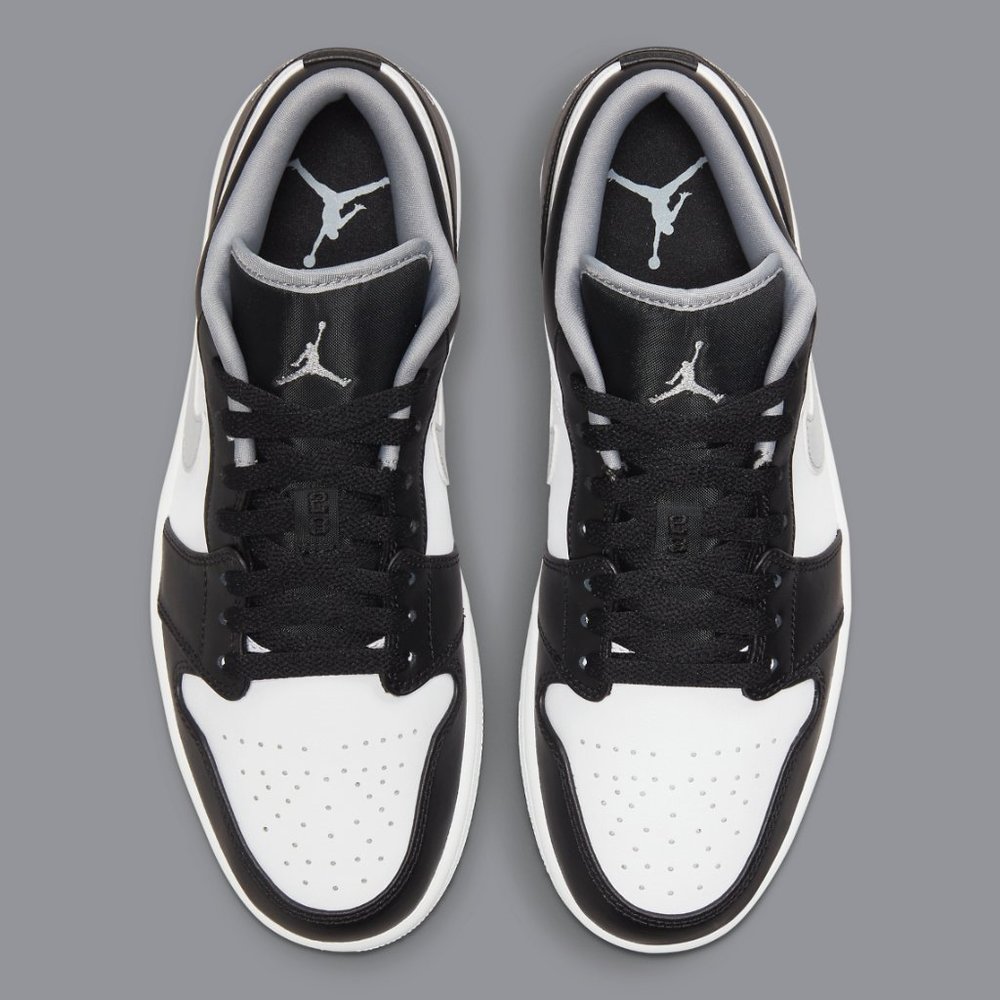 Air Jordan 1 Low GS Black Particle Grey White 553560-040 Shadow 7Y / Womens 8.5 - Picture 5 of 9